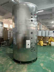 Réservoir de stockage sous pression en acier inoxydable OEM 2000L |   Chaudière à gaz haute efficacité pour chauffage domestique <span class=keywords><strong>et</strong></span> VR, avec <span class=keywords><strong>tampon</strong></span> de chaleur solaire/électrique pour ECS - Product Image 3