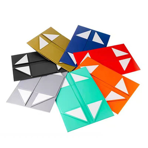 Eco Friendly Recycled Materials Magnet Gift <b>Box</b> with Embossing Matt Lamination Luxury Packaging with Handles - Product Image 6