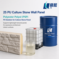 Polyol de polyester PSP de qualité supérieure pour la production de panneaux muraux décoratifs légers en pierre PU