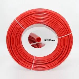 Isolamento rosso trasparente tubo pneumatico pneumatico tubo aria Nylon poliuretano materiale tubo di nylon