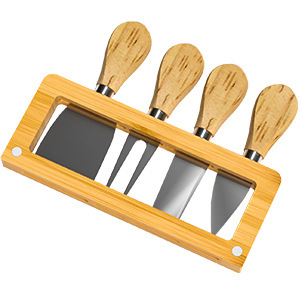 Planche à fromage en bambou Wu Family Bamboo Soul 33x22x4cm avec couvercle rabattable pour le rangement et le service des collations - Product Image 4