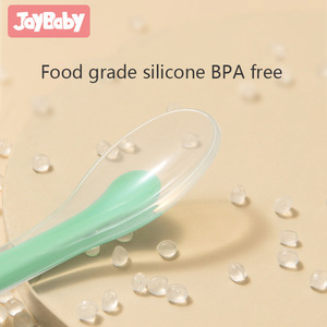 Cuillère en Silicone pour bébé sur mesure, vente directe d'usine, cuillère et <span class=keywords><strong>fourchette</strong></span> pliables, pierre à ciseaux en papier de dessin animé - Product Image 4