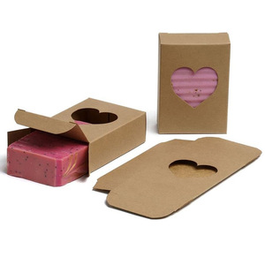 Tốt nhất bán Glossy cán giấy kraft xà phòng Bao bì hộp handmade tái chế mỹ phẩm giấy nghệ thuật không thấm nước nổi xách tay - Product Image 2