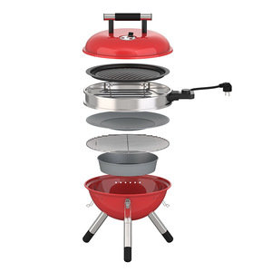 Dual Use Electric Grill Charcoal And Electricity Smokeless Portable Outdoor BBQ Grill Pan Multifunctional Foldable Detachable - Product Image 2