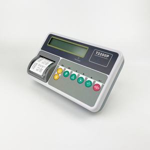 T-SCALE T2200P indicatore di pesatura per stampa LCD indicatore in plastica con stampante - Product Image 2