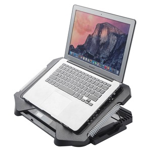 <span class=keywords><strong>Refroidisseur</strong></span> pour ordinateur <span class=keywords><strong>portable</strong></span> Qiulink S500 à 5 ventilateurs, affichage numérique, USB, régulation facile de l'air, support de téléphone <span class=keywords><strong>portable</strong></span>, en stock - Product Image 5