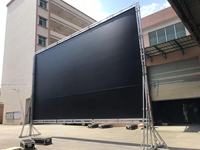 Telon64 - Écran pliable rapide de 200 pouces avec étui gonflable, écran pliable pour cinéma en plein air, théâtre mobile