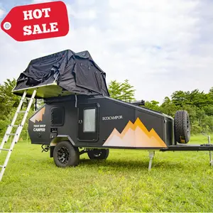 Manley Klaar Om Off Road Caravan Tiny Groothandel Teardrop Camper Reizen Trailers Camper Camping Teardrop