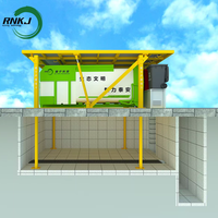 Compacteur de déchets hydraulique RNKJ, compacteur mobile, conteneurs de recyclage des déchets, station de compactage des déchets souterraine
