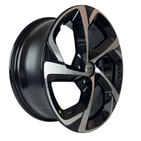 Nouvelle jante en alliage d'aluminium de 18 pouces pour Citroën C5 Aircross, moulée sous faible pression, à cinq branches, finition noire, remplacement d'équipement d'origine