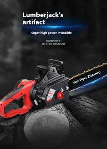 220V Industrial-Grade Handheld Chain Saw Battery-Powered <b>Power</b> <b>Tool</b> for Wood and Stone Chopping - Product Image 6