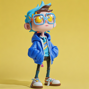 Figurine en vinyle ArtToy sur mesure OEM, figurine PVC imprimée en 3D, boîte mystère Sofubi, figurine d'<span class=keywords><strong>action</strong></span> de designer, boîte surprise - Product Image 2