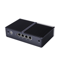 Qotom Q355G4-S05 Core I5-5200U Barebone Mini PC with AES-NI 4 Gigabit NIC Computer