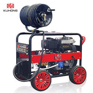 Kuhong Fournisseur direct d'usine 2500psi 2900psi Nettoyeur de canalisations <span class=keywords><strong>à</strong></span> jet d'eau pour dragage, nettoyeur de canalisations d'égout, nettoyeur <span class=keywords><strong>à</strong></span> jet d'eau pour égouts - Product Image 1