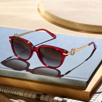 Gafas de Sol Retro Cuadradas de Diseño, Polarizadas, con Protección UV400 Antideslumbrante, de Aleación de Lujo, para Mujer, Moda de Verano, con Logotipo