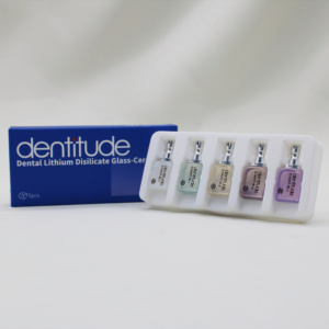 แผ่นเซรามิกบล็อก C16ลิเธียมฆ่าเชื้อโรคสำหรับทันตกรรมสีเหลืองอำพันวัสดุทางทันตกรรม - Product Image 1