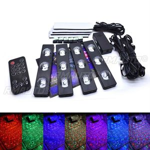 Luz Ambiental Interior para Auto, Múltiples Modos de Iluminación, Control Remoto Inalámbrico USB, Control por Voz, Tira LED Decorativa, Luz para Pies - Product Image 3