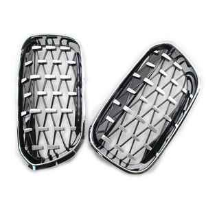 BMW F20 Front Bumper Grille Gloss Black ABS <b>Plastic</b> <b>Modified</b> Meteor Style 51137371685 - Product Image 4
