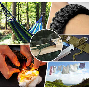 Baiyuheng Gratis Ontwerp Goedkoop 550 Paracord Multi-Materiaal Overlevingsuitrusting Koord Buiten Hiking Armband - Product Image 6