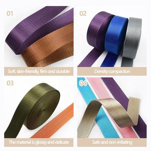 Deefeel RD001 2-5cm 헤링본 질감 나일론 스트랩-헤비 듀티 배낭 벨트, DIY 공예 웨빙 대량 공급 - Product Image 3