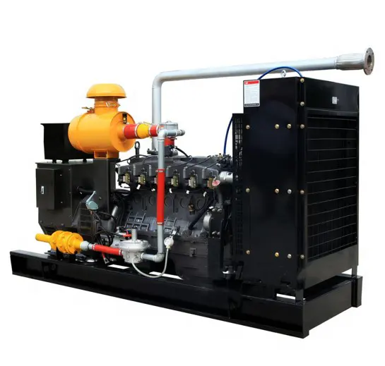 Gerador de gás biogas, gerador de gás natural de 10kw-500kw lpg como combustível
