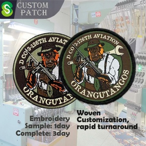 Parches Bordados Personalizados de Alta Calidad con Logotipo, Parches Termoadhesivos para Gorras - Product Image 6