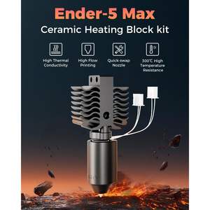 Kit de Bloque Calefactor Cerámico Creality Hotend 300 para Impresión a Alta Temperatura, Accesorio para Impresora 3D - Product Image 2