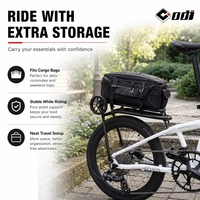 Portaequipajes Trasero de Aleación de Aluminio ODI Especial para Bicicleta Plegable JAVA NEO, Portaequipajes de Alta Capacidad de Carga con Ruedas Fáciles de Usar, 16 20 Pulgadas