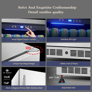 Enfriador de Aire Integrado de Acero Inoxidable con Impresión Personalizada, 4 Niveles, para Debajo del Mostrador, Hogar u Oficina, Temperatura Única - Product Image 2