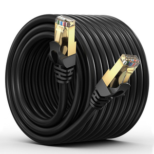 Câble Ethernet Cat7 Dsunty SFTP RJ45, Cordon Réseau LAN Cat 7 BC 28AWG, Câble de Communication avec Gaine PVC, 1m 2m - Product Image 5