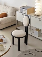 Chaise contemporaine en bois massif avec dossier et revêtement en velours imprimé - Chaise durable pour chambre à coucher, bureau à domicile, loisirs