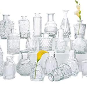 Jarrón de cristal de lujo con luz nórdica transparente para decoración del hogar modelo de habitación Hotel Villa sala de estar comedor <span class=keywords><strong>venta</strong></span> directa de fábrica - Product Image 5