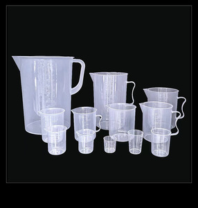 प्रयोगशाला कृषि इनिंग मशीन के लिए पारदर्शी उच्च तापमान प्रतिरोधी पीपी प्लास्टिक मापने वाले कप बीकर हैंडल - Product Image 6