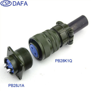 ขั้วต่อ CSP PB28 รุ่น PB28J1A ปลั๊กแบบวงกลมสำหรับการบิน  หน้าสัมผัสพลาสติก PBT เกรดทหาร - Product Image 5