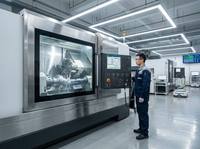 Controlador de Torno Tipo Bus Original Huazhong CNC HNC-808DiT-10H, Pantalla LCD de 10.4 Pulgadas, Sistema de 2-4 Ejes, Compatible con EtherCAT NCUC, Memoria de 512 MB