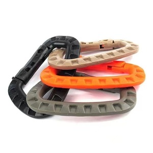 Mousqueton tactique moyen de taille moyenne pour camping, escalade et alpinisme en forme de D - Product Image 1
