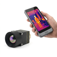 Module de caméra thermique de vision nocturne 640x512, cœur d'imagerie LWIR, surveillance de sécurité extérieure, 18 palettes de couleurs, grossissement 10x