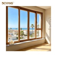 Ventana Abatible de Aluminio con Alta Hermeticidad, Sellado para Exteriores, Ventana para el Hogar