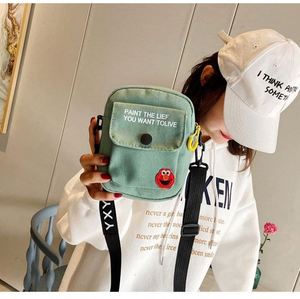 Fashion Single Shoulder <b>Bag</b> for Student Casual Canvas Handbag Outdoor <b>Phone</b> Messenger <b>Bag</b> Zipper <b>Crossbody</b> <b>Bag</b> Purse for Girls - Product Image 5