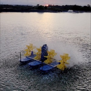 1.5Kw 380V Gear Driven Waterwheel Aerator For Fishpond Shrimp Crab Loach Farming Mechanical Motor Energy Saving - Product Image 2