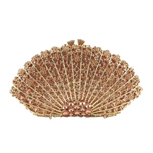 Haute qualité élégant exquis en forme d'éventail dames soirée pochette Banquet chaîne <span class=keywords><strong>sac</strong></span> à <span class=keywords><strong>bandoulière</strong></span> - Product Image 1