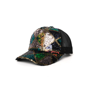 Casquette réglable en maille unisexe pour activités de plein air, motif léopard brodé avec logo personnalisé, couleur orange, idéale pour la chasse et la pêche – Grande Vente