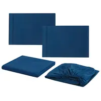 Amazon Hot Koop Anti-Rimpel 90GSM Microfiber 1800TC 4 Stuk Zachte Premium Kingsize Bed Sheet Set