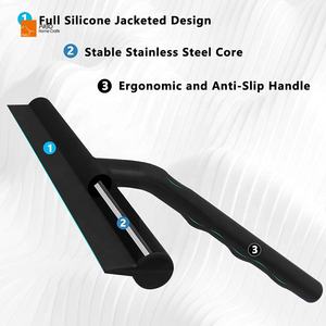 Limpiaparabrisas <span class=keywords><strong>de</strong></span> goma <span class=keywords><strong>de</strong></span> silicona con mango <span class=keywords><strong>corto</strong></span> multicolor, <span class=keywords><strong>limpiador</strong></span> <span class=keywords><strong>de</strong></span> cristales para ventana <span class=keywords><strong>de</strong></span> ducha <span class=keywords><strong>de</strong></span> coche - Product Image 3