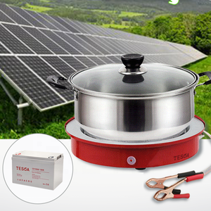 Cuisinière à induction électrique 24V dc pour voiture/camion/solaire/batterie - Product Image 1