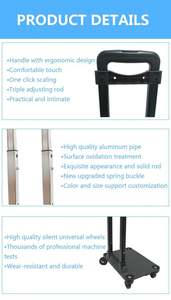 Poignée télescopique en métal imperméable pour cage à animaux de compagnie - Durable, solide, réglable et conviviale - Product Image 3