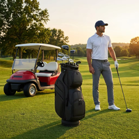 PRIMUS GOLF Großhandel Luxus Golfbag Für Herren, Wasserdichte Golf-Cartbag Aus Leder Mit Vollständigen 14 Fächern