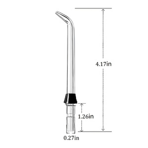 Embouts de rechange pour irrigateur buccal - 3 embouts à jet classiques, non rechargeables, sans réservoir d'eau, accessoires compatibles - Product Image 4