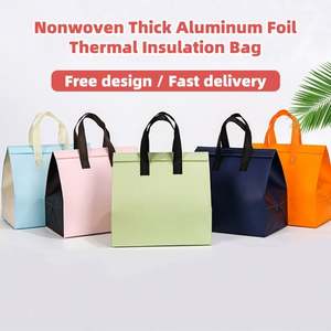 Sac isotherme jetable écologique en non-tissé pour aliments et boissons, sacs de transport pour chiens, sacs à emporter – Vente chaude - Product Image 3