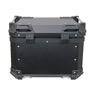 WEIDUN 45L negro motocicleta cola caja superior aleación de aluminio gran maletero trasero bolsa de transporte motocicleta <span class=keywords><strong>maleta</strong></span> para la entrega - Product Image 4